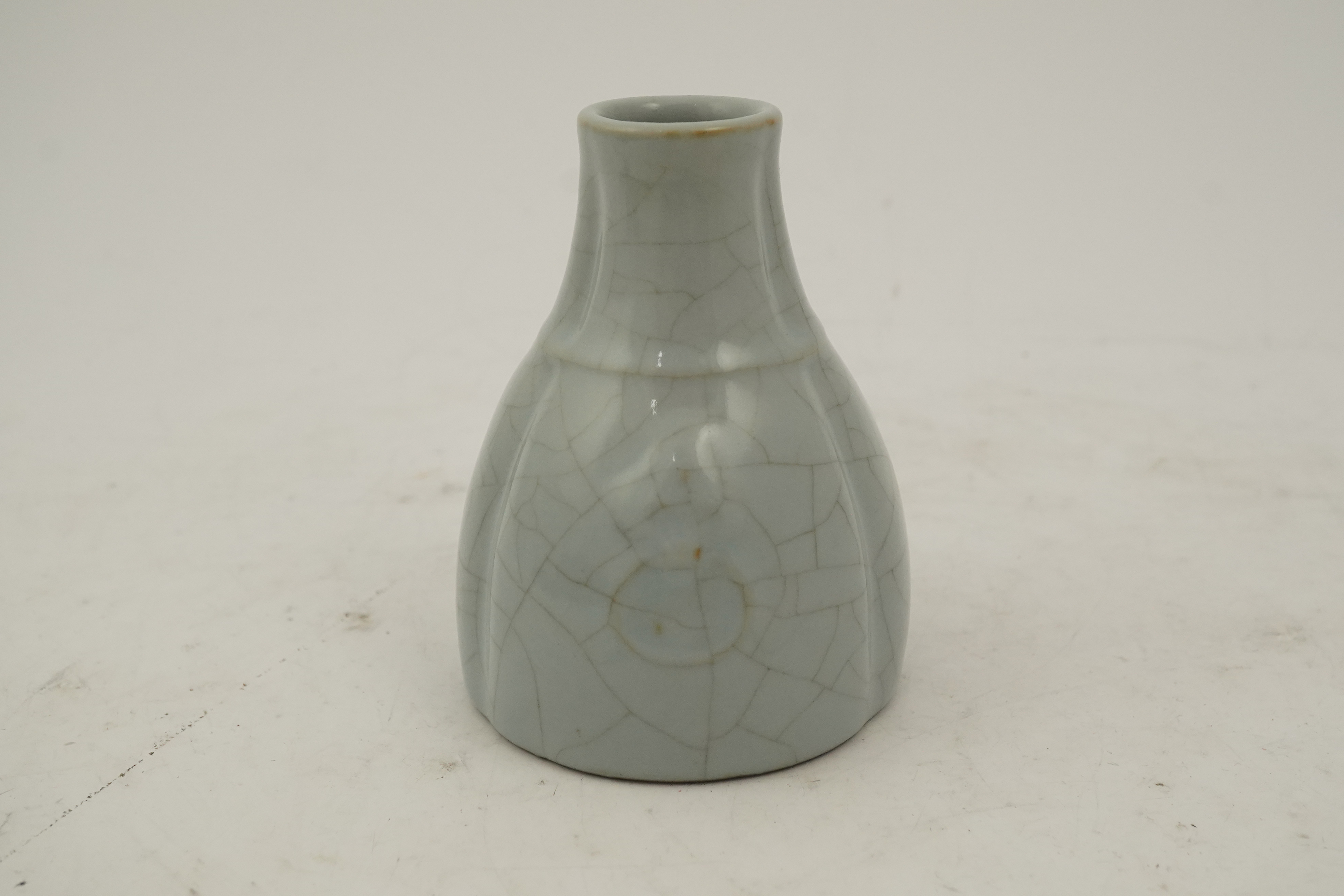 A Chinese Guan type brushwasher, Qianlong mark but later